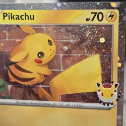 Double Swirl Pikachu Pokemon Day 2026 Promo Card And Coin Pokemon TCG - Image 2