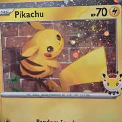 Double Swirl Pikachu Pokemon Day 2026 Promo Card And Coin Pokemon TCG - Image 5