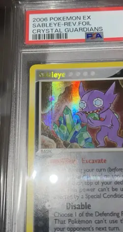 Pokemon TCG Sableye Crystal Guardians 10/100 - Image 3
