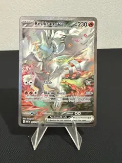 Pokemon TCG Reshiram EX White Flare Special Illustration Rare Card 166/086 - Image 1