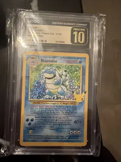 Pokemon Blastoise Celebrations Classic Collection 2/102 Holo CGC Pristine 10 - Image 2