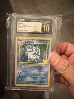 Pokemon Blastoise Celebrations Classic Collection 2/102 Holo CGC Pristine 10 - Image 3