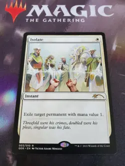 Mtg. 2x Isolate. Pioneer Challenger Deck Promos. Nm - Image 1