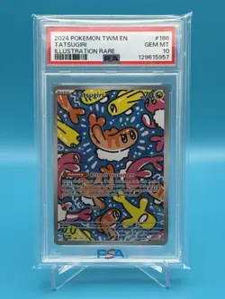 Pokemon Twilight Masquerade Tatsugiri 186/167 Special Illustration Rare PSA 10 - Image 1