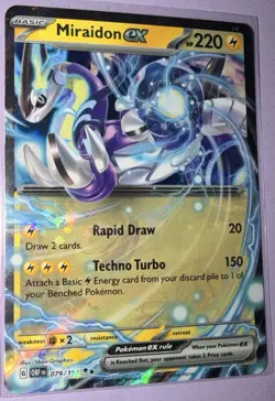 Miraidon Ex SV03: Obsidian Flames #079/197 Pokemon NM - Image 1