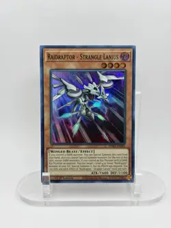 Yugioh Raidraptor - Strangle Lanius PHRA-EN005 Super Rare 1st Ed NM - Image 1