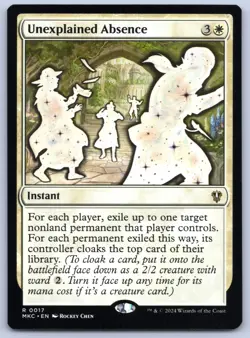 Unexplained Absence - Commander Murders at Karlov Manor MTG - Magic - Near Mint - Image 1