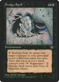 Drudge Spell [Homelands] Magic MTG - Image 1