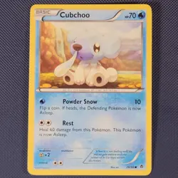 Cubchoo 28/98 - Emerging Powers - Common Pokemon Card - NM - Image 1