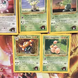 Pokemon TCG Gym Heroes 8 Card Lot - Erika's Weepinbell, Tangela, Oddish - Image 4
