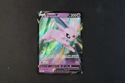 Espeon V SWSH201 Holo Pokemon TCG Card Black Star Promo 2022 NEAR MINT - Image 1