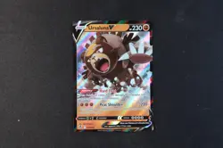 Ursaluna V 102/195 Holo Shiny Pokemon TCG Card Silver Tempest 2022 NEAR MINT - Image 1