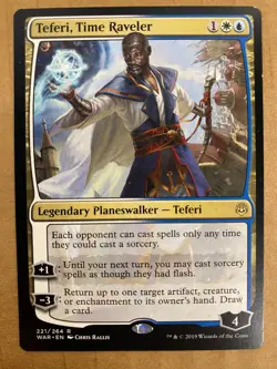 MTG 1x Teferi, Time Raveler 221 War of the Spark Magic the Gathering Card x1 NM - Image 1