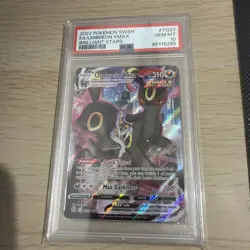 PSA 10 Umbreon VMAX TG23/TG30 Full Art Brilliant Stars SWSH09 Pokemon Card 2022 - Image 1