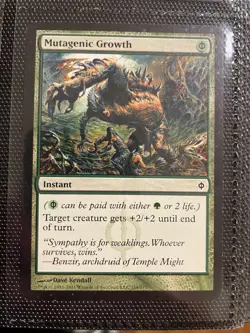 Mutagenic Growth - New Phyrexia - MTG Magic Card - NM - Image 1