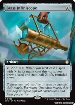 Brass Infiniscope (Extended Art) [SOC - 99] - NM TCG MTG - Image 1