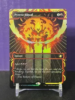 MTG Pyretic Ritual - FOIL Secrets of Strixhaven NM/M - Image 1