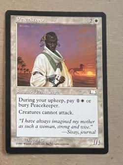 Peacekeeper - Weatherlight - MTG - Magic the Gathering - LP - Image 2