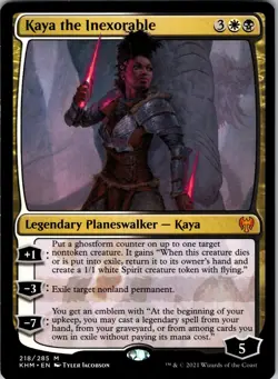 Kaya the Inexorable M Kaldheim 218 NM - Image 1