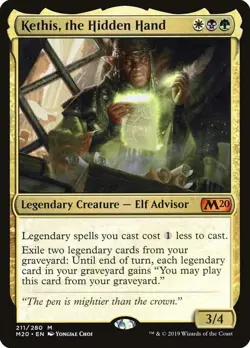 Kethis, the Hidden Hand - 211 - NM - Core Set 2020 - Image 1