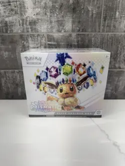Pokemon TCG: S&V Prismatic Evolutions Factory Sealed Elite Trainer Box - Image 1