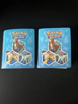 Pokemon Black Mini Binder Ho-Oh Lugia Suicune Raikou Entei 60 Card Binder - Image 1