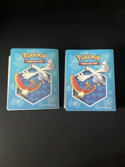 Pokemon Black Mini Binder Ho-Oh Lugia Suicune Raikou Entei 60 Card Binder - Image 2
