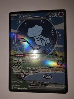 Pokemon Mew EX Full Art Holo SV: Paldean Fates 232/091 Special Illustration Rare - Image 1