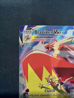 Pokemon Blaziken VMAX Ultra Rare Full Art Rapid Strike Holo TG15/TG30 - Image 2