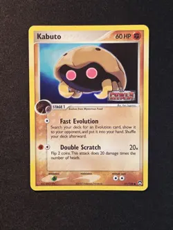Kabuto 51/108 Reverse Holo Stamped (2007) EX Power Keepers Pokemon TCG - Image 1