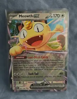 2026 Pokemon Meowth EX 062/088 ME03 Perfect Order NM - Image 1