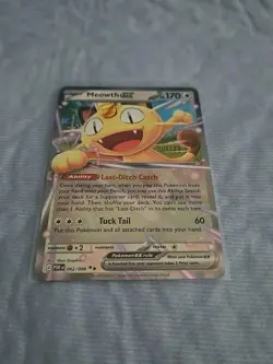 2026 Pokemon Meowth EX 062/088 ME03 Perfect Order NM - Image 3
