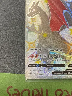 Pokemon Shiny Charizard V 079/073 Champions Path Secret Rare Full Art NM+ Gradea - Image 2