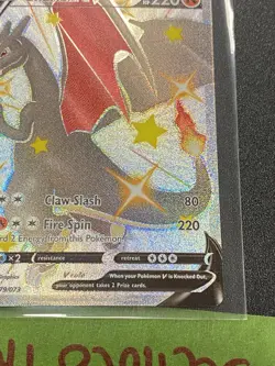 Pokemon Shiny Charizard V 079/073 Champions Path Secret Rare Full Art NM+ Gradea - Image 3