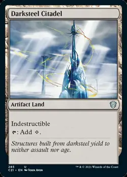 Darksteel Citadel [Commander 2021] Magic MTG - Image 1