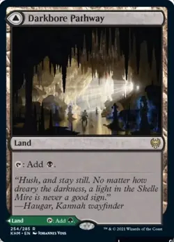 Darkbore Pathway // Slitherbore Pathway [Kaldheim] Magic MTG - Image 1