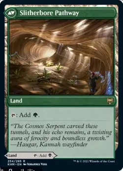 Darkbore Pathway // Slitherbore Pathway [Kaldheim] Magic MTG - Image 2
