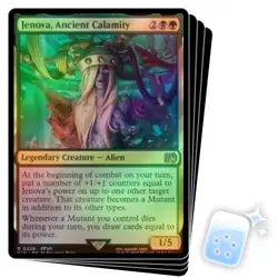 FOIL JENOVA, ANCIENT CALAMITY X4 Final Fantasy FIN Magic MTG MINT CARD - Image 1