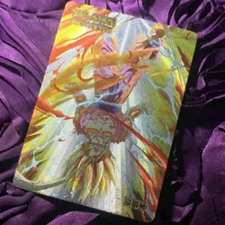 Gohan Dragon Ball Z Super Girl Goddess Waifu Anime Holo Card - Image 3
