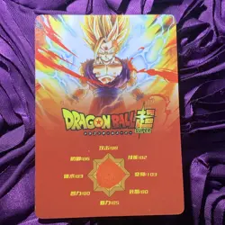 Gohan Dragon Ball Z Super Girl Goddess Waifu Anime Holo Card - Image 4