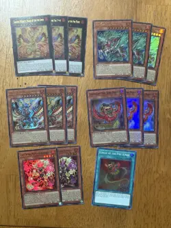 Yugioh! Fire King - Small Deck Core - 15 Cards (Mixed Rarities) 1st Edition NM - Image 1