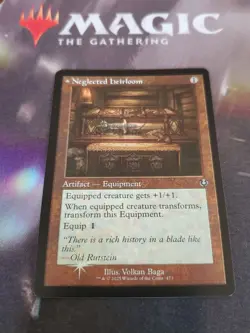 Mtg. Neglected Heirloom. Foil Retro Frame. Innistrad Remastered. Pack Fresh - Image 1