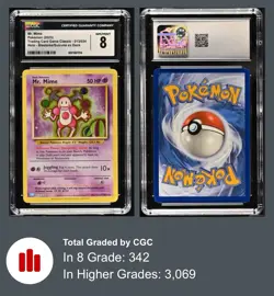 2023 Pokemon Mr. Mime 013/034 Trading Card Game Classic Holo (CGC 8) - Image 3
