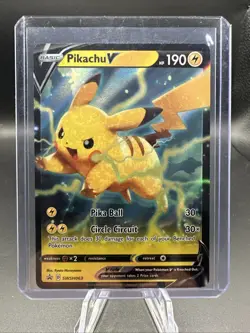Pikachu V SWSH063 - Black Star Promo - Ultra Rare Pokemon Card - NM - Image 1