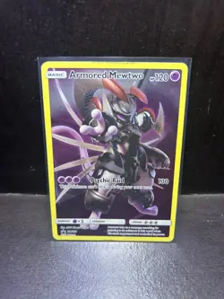 Armored Mewtwo Sun & Moon Black Star Promo English Pokemon Card 2019 #SM228 MP - Image 1
