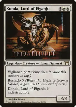 MTG - Konda, Lord of Eiganjo [Champions of Kamigawa] - Image 1