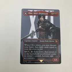 Clive, Ifrit's Dominant (Borderless) #385 Final Fantasy Regular MTG - Image 1