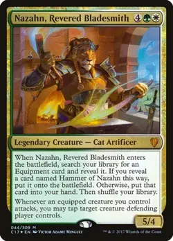 Nazahn, Revered Bladesmith - Foil C17 LP MTG - Image 1