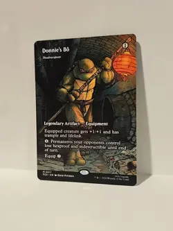 Donnie's Bo (Shadowspear) 17 Teenage Ninja Turtles Borderless Mythic Rare NM - Image 2