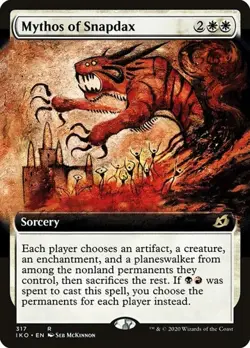 Mythos of Snapdax - Foil Extended Art IKO LP MTG - Image 1